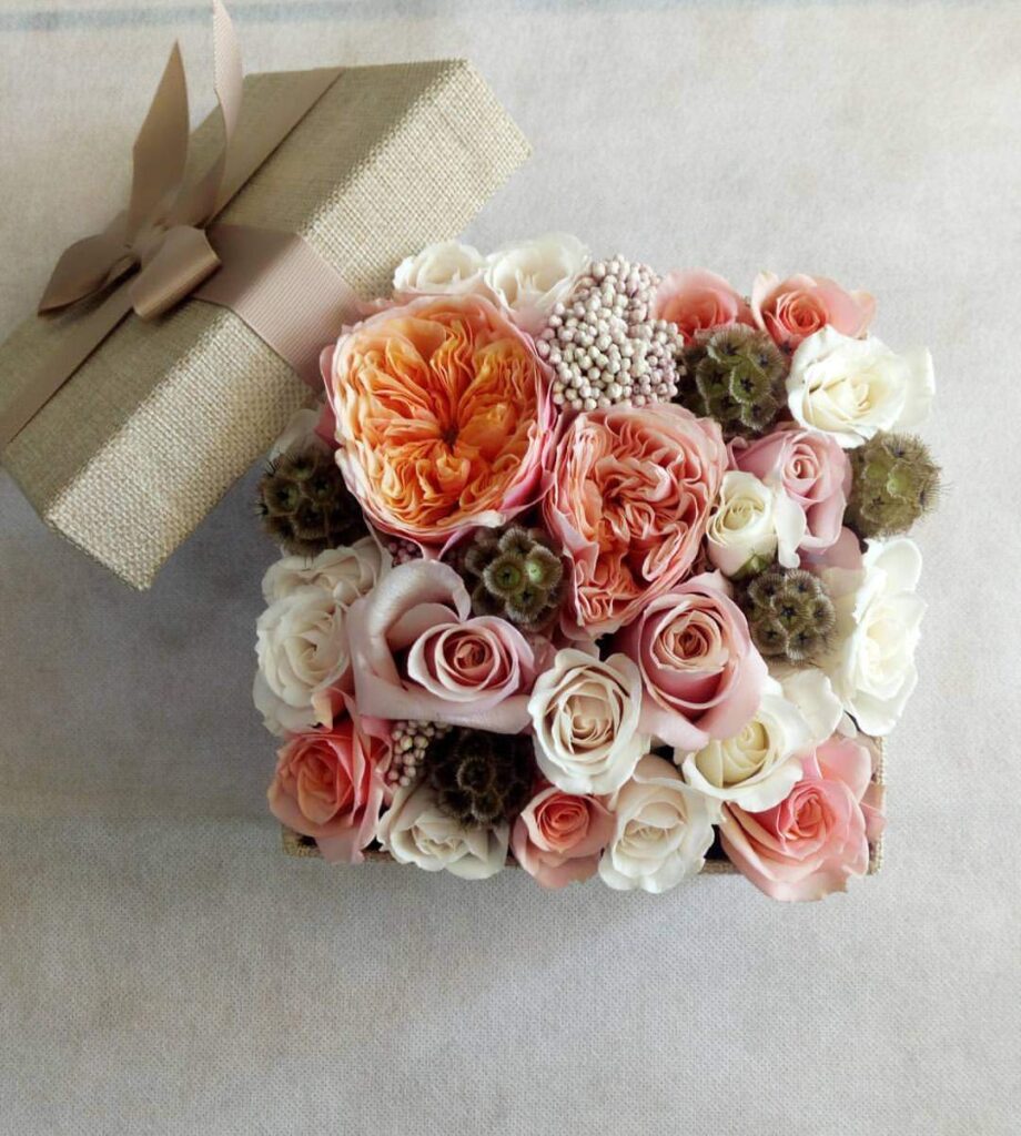 flower box da regalare ad una donna
